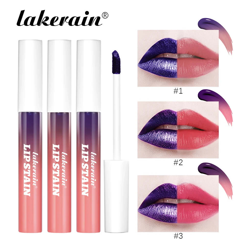 3 Colors Waterproof Peel-off Liquid Lipstick Lasting Moisturizer Lip Gloss No Fading Lip Gloss Tattoo Dyed Lip Cosmetics