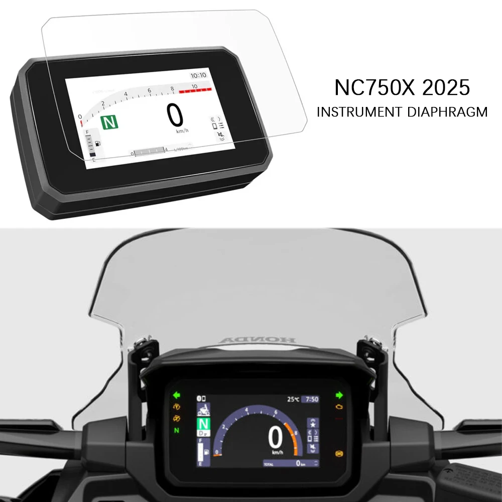 

Для NC750X 2025 для Honda NC 750X 2025- Аксессуары Для NC750X 2025 Защитная пленка для экрана Мотоциклетный инструмент Анти-головость F