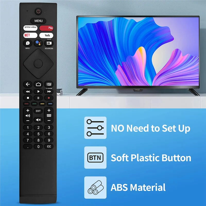 AA60-Замените голосовой пульт дистанционного управления RC4284504/01RP для телевизора RC4284504/01RP 398GM08BEPH0007PH