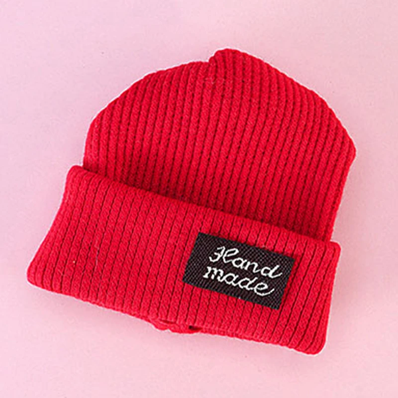 Cukierki kolor śliczne czapka z dzianiny Skate Cap modne dzianiny wełniane lalki akcesoria do kapeluszy dla 1/6 30cm akcesoria dla lalek — zdjęcie 6