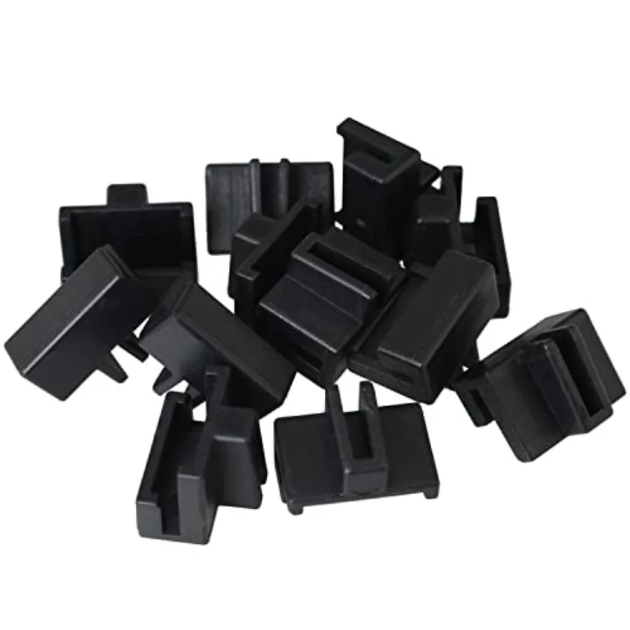 

12PCS File Cabinet Rails Hanging File Rail Clips Specialty Storage Black File Folder Plastic Rail Clip Drawer Sides Black File