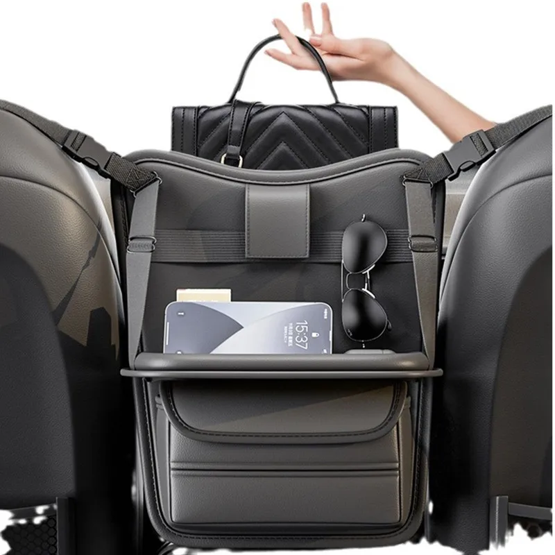 

Органайзер для переднего сиденья автомобиля: сумка-органайзер, столик, держатель для салфеток, полка для хранения на спинке сиденья