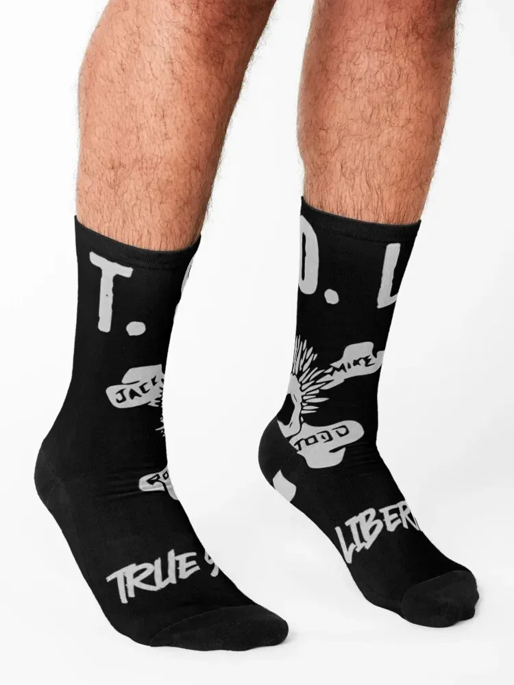 TSOL American punk Socks halloween colored gifts Wholesale Male Socks Women's