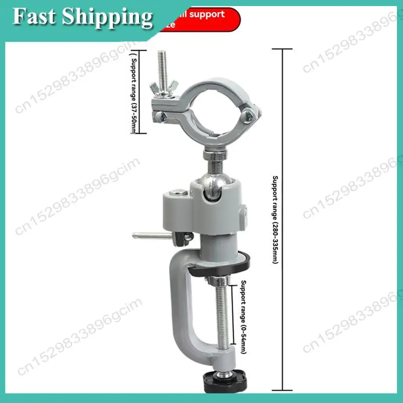 -BABQ Table Vise 360 Degree Bench Rotate Clamp-On Grinder Holder Electric Drill Stand Bracket, Universal Machine Tools