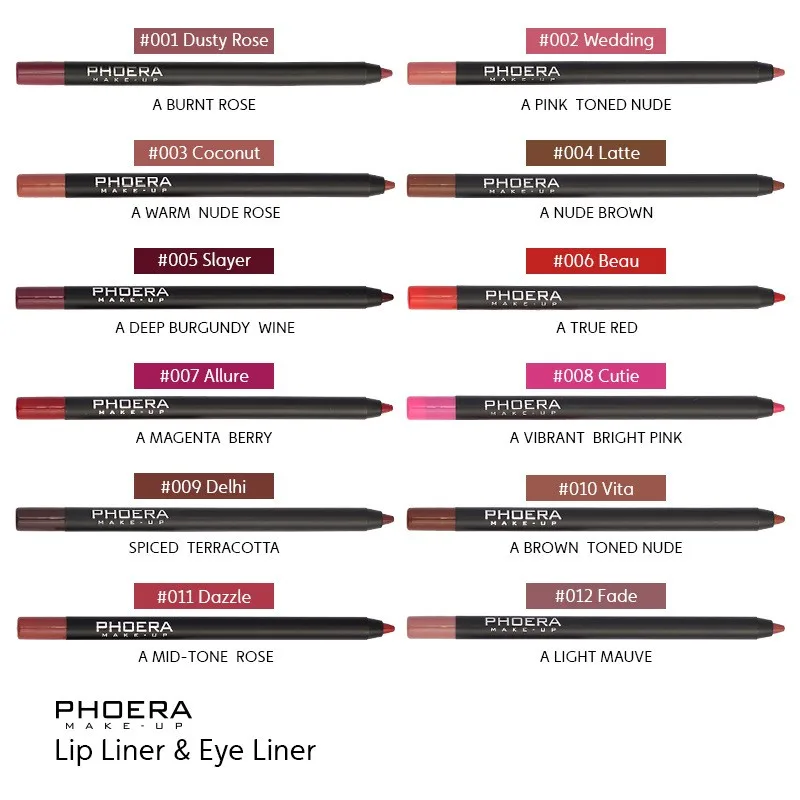 12 cores lipliner lápis à prova dwaterproof água sexy vermelho matte contorno matiz batom duradouro não-vara copo hidratante lábios maquiagem cosméticos