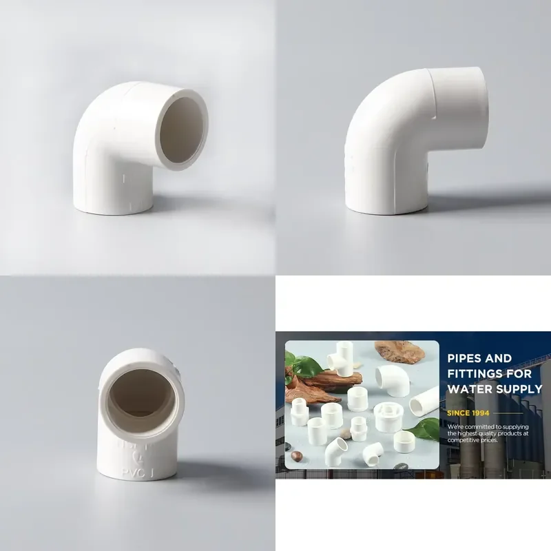 for   D1785/2466 PVC 1/2 Inch 90 Degree Elbow High Quality Plastic Connector Fittings