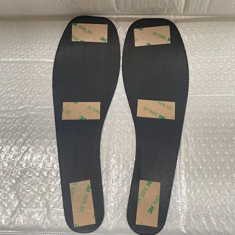 1 paar 15 Grad Carbon Faser Einlegesohle-Volle Schuh Sohle Carbon Platte-Hohe Elastische Pad Carbon Fasziitis mann Lauf Zubehör