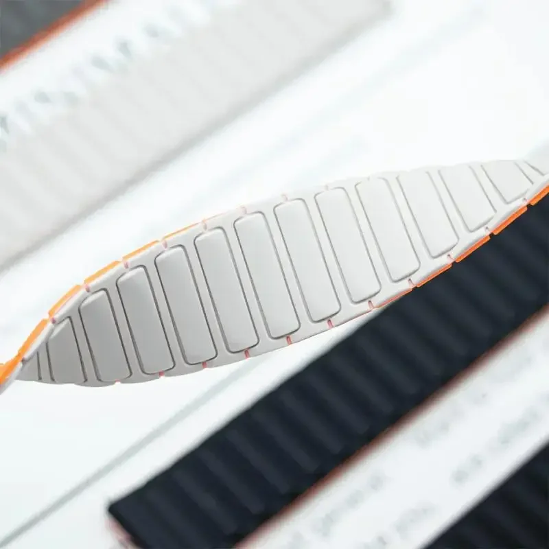 22 مللي متر سيليكون المغناطيسي الفرقة ل NORTH EDGE APACHE-46 Smartwatch استبدال معصمه ل APACHE-46 سوار إكسسوارات Correa