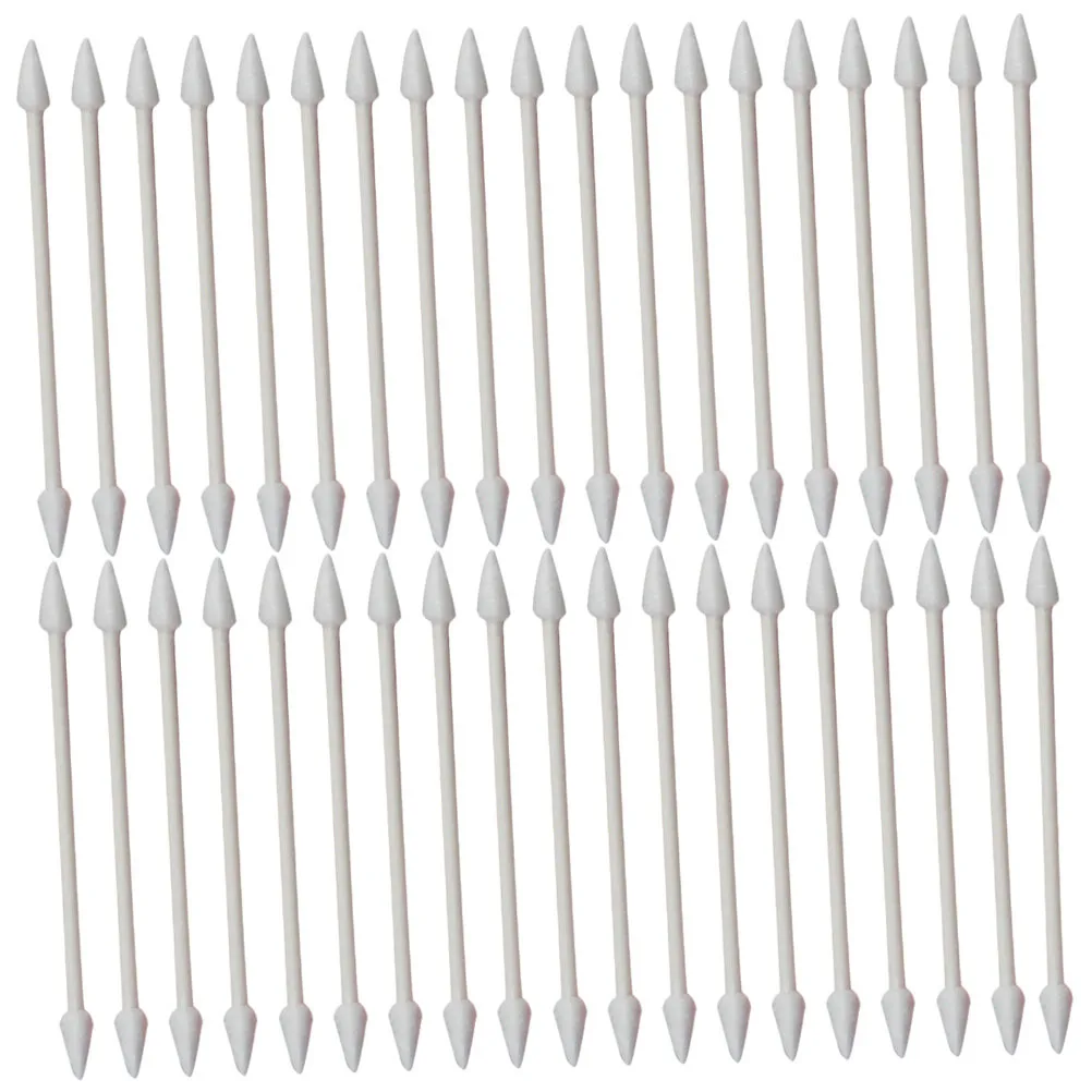 150 قطعة من أعواد تنظيف المكياج الماصة ذات الرأس المزدوج للوجه والجسم والسفر تستخدم عصا القطن