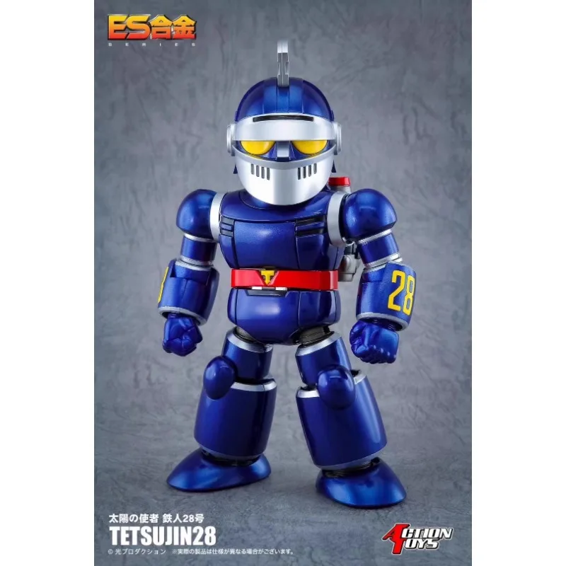 In Stock 100% Original Genuine Action Toys ES Tetsujin 28 15cm Authentic Collection Model Mecha Character Action Toy