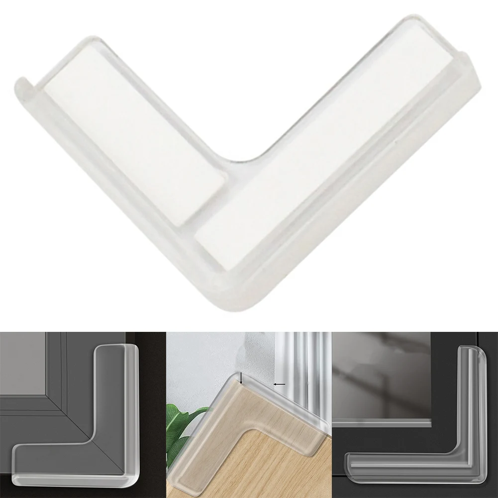 Protezioni per bordi Tavolo angolare sicuro trasparente 44 * 44mm Protezione angolare per bambini per bambini Ferramenta per mobili Miglioramento della casa