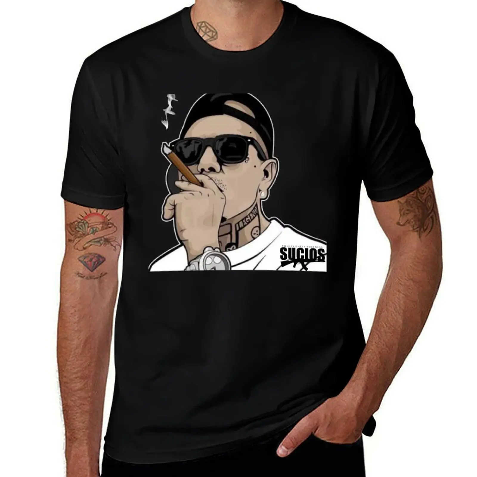 

King Lil G Rapper Mexican Rap T-Shirt Soft Touch Basic Cotton T-Shirt