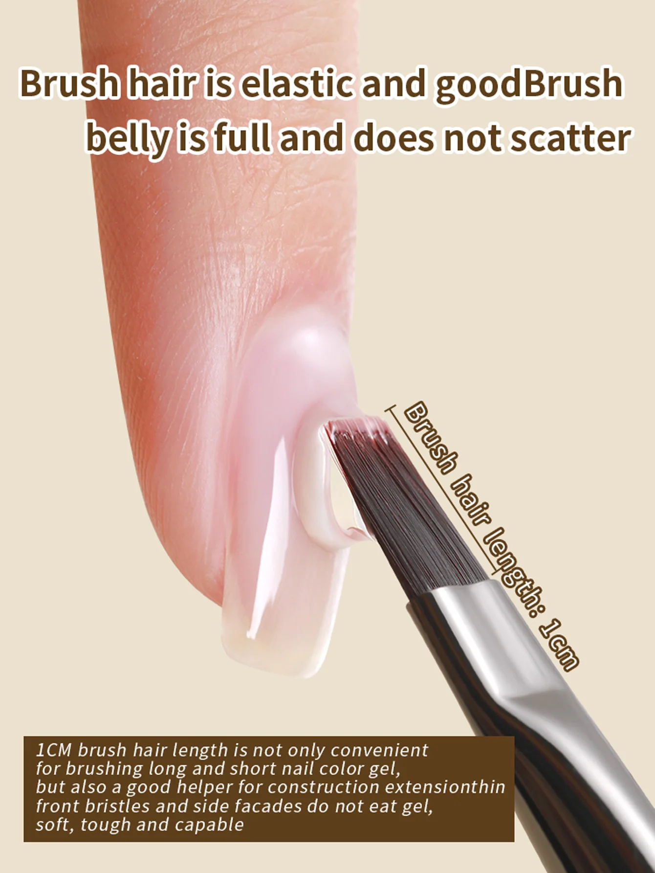 Nagelpinselset, große quadratische Phototherapie, Farbmalerei, Pinselführung, Blumen-Spezialteichnung, universeller Farbverlaufs-Kehrstift