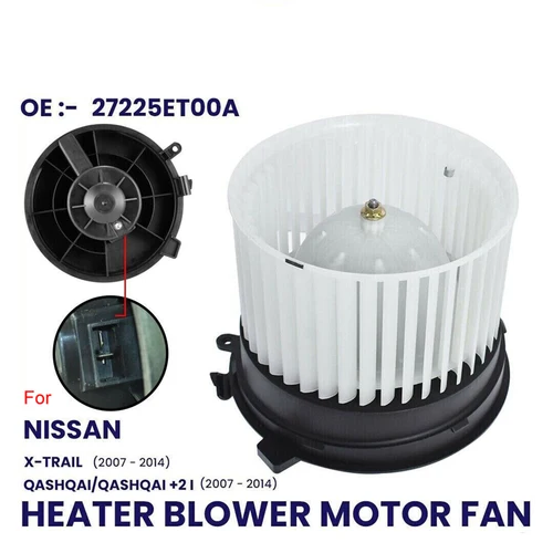 Ventilador del MOTOR del ventilador del calentador para NISSAN QASHQAI / QASHQAI +2 MK1 J10 X-TRAIL MK2 T31