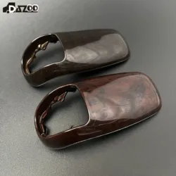 4H1713141 4H1713141A Gear Shift Handle Cover Peach Wood Shift Lever Handle Cover For AUDI A8 D4 S8 2010-2017