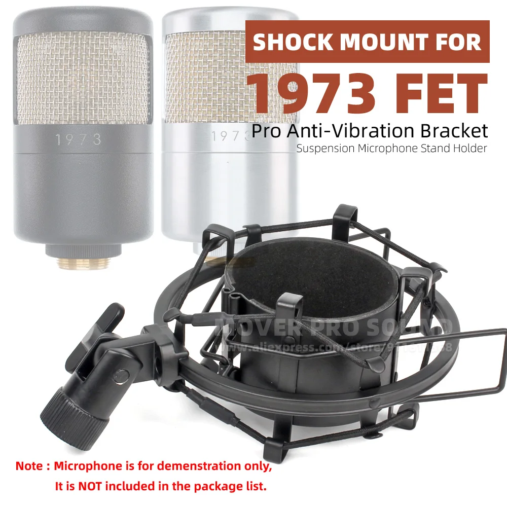 SnapVox Compatible With SOYUZ 1973 FET Shock Mount Stand Clip Microphone Bracket Isolation Mic Anti Vibration Spider Holder
