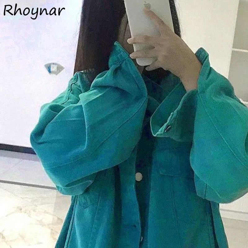 

Jackets Women Harajuku Coats Baggy Personal High Street Teens Unisex College Vintage American Stylish Chaqueta Design Ins Temper