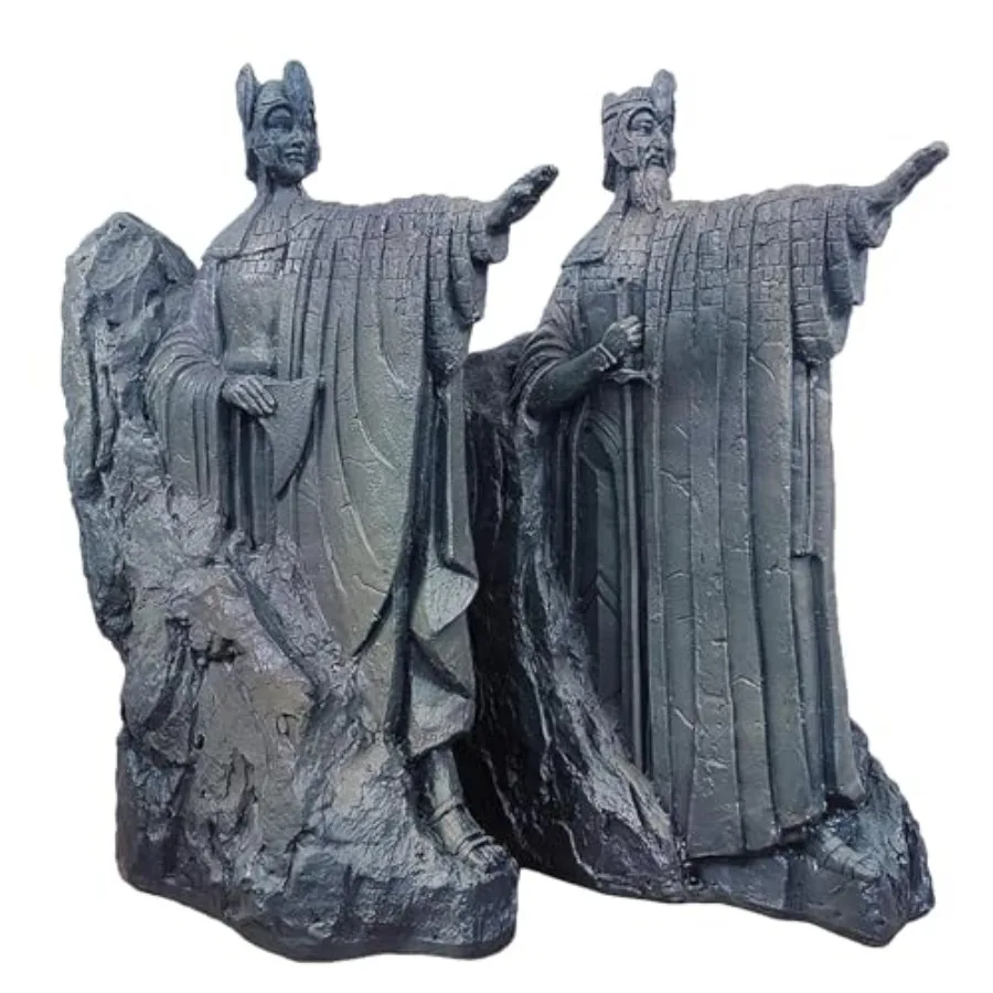 Sujetalibros de Resina Decorados con el Tema del Señor de los Anillos, 9.8 Pulgadas, Regalos del Señor de los Anillos, Separadores de Libros Antideslizantes para Librería
