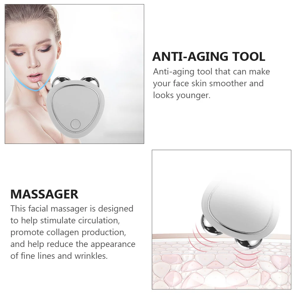 Massageador facial ferramenta de cuidados com a pele rosto aperto levantamento endurecimento colágeno impulsionando cuidados com a pele dispositivo massageador feminino ferramenta de beleza