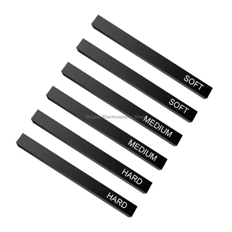 

6Kit Black Charcoal Sketch Square for Sketching Shading Tool Soft Hard Kid Adult Drawing Art Craft Supplies