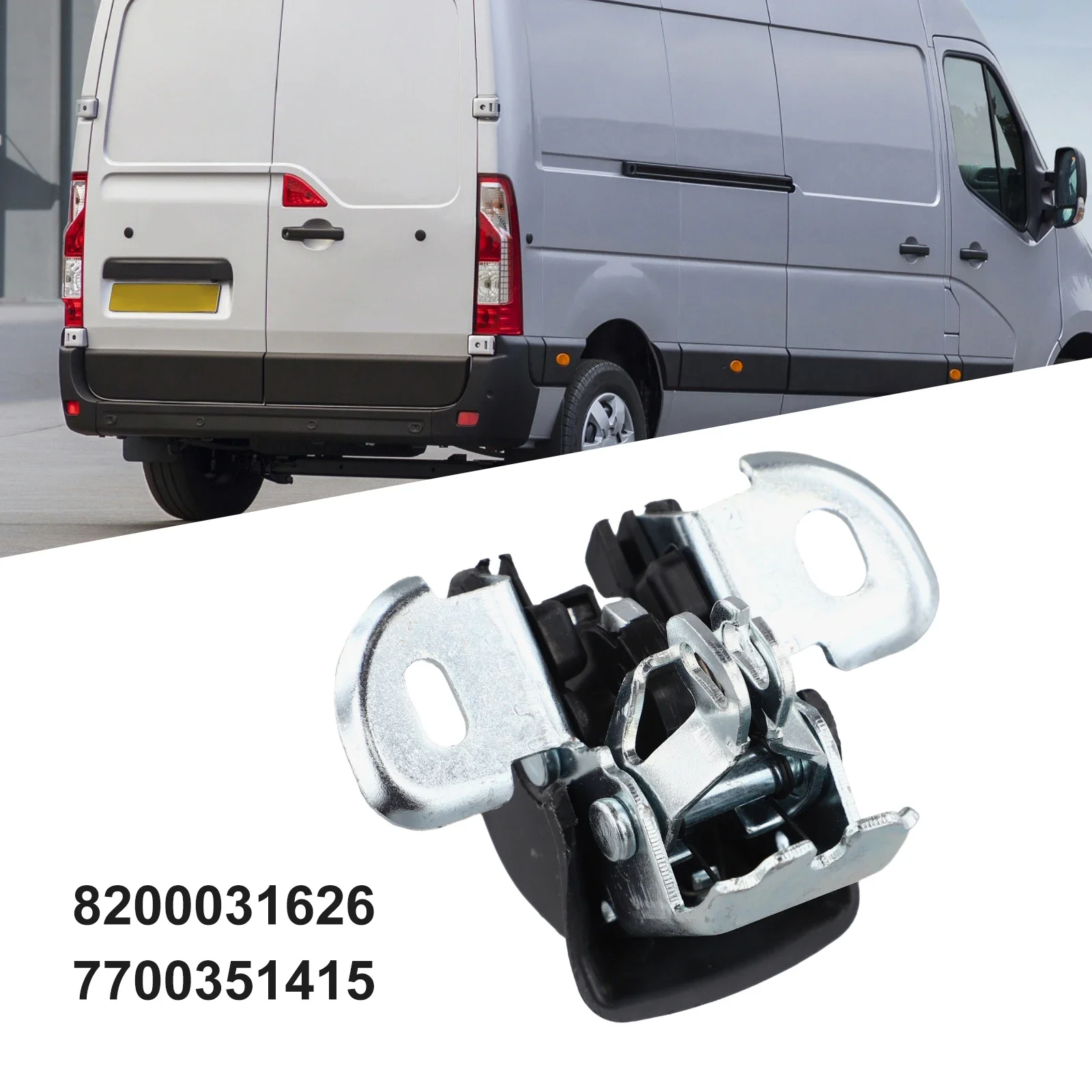 

Нижний замок задней двери, совместимый с MASTER и VAUXHALL для MOVANO 1998 2010, номер OEM 8200031626 7700351415