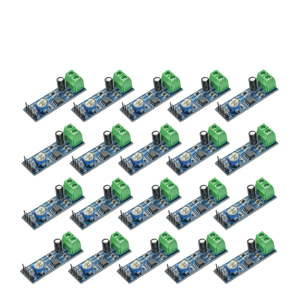 1/5/10/20 stücke LM386 Audio Power Verstärker Modul 200 Mal Verstärkung Verstärker Bord Mono Power Verstärker 5V-12V Eingang