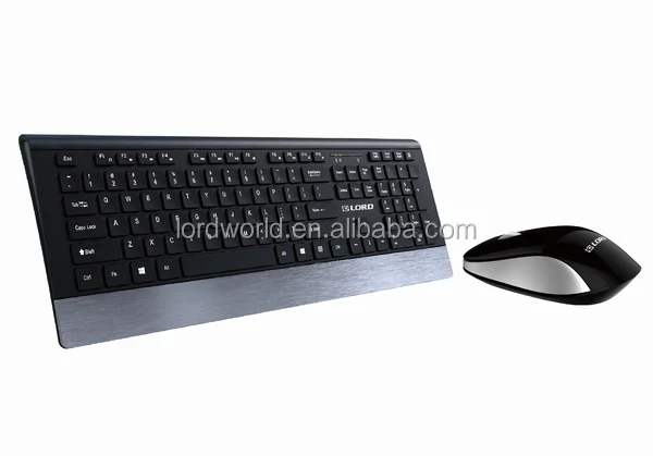 Factory Supply USB Wireless Optical Keyboard Mouse Combo Office Computer Accessories