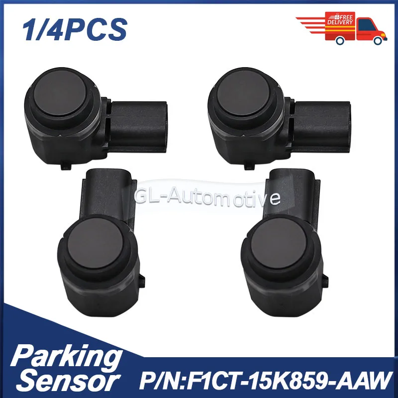 1/4PCS F1CT-15K859-AAW PDC Parking Sensor For Ford Edge Focus Expedition Fusion Lincoln MKS MKT MKZ