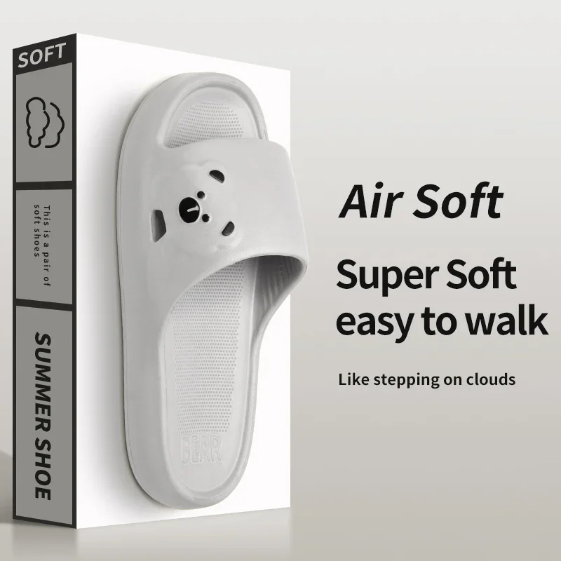 Summer Home Use EVA Slippers for Women Cute Cartoon Design Indoor Comfortable Slip-On Shoes