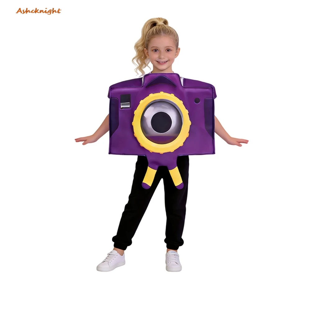 

Movie Plush Story Cosplay Camera Overall Clothing Party Disguise Roleplay Boys Girls Outfits Suit Halloween Costume Carnival