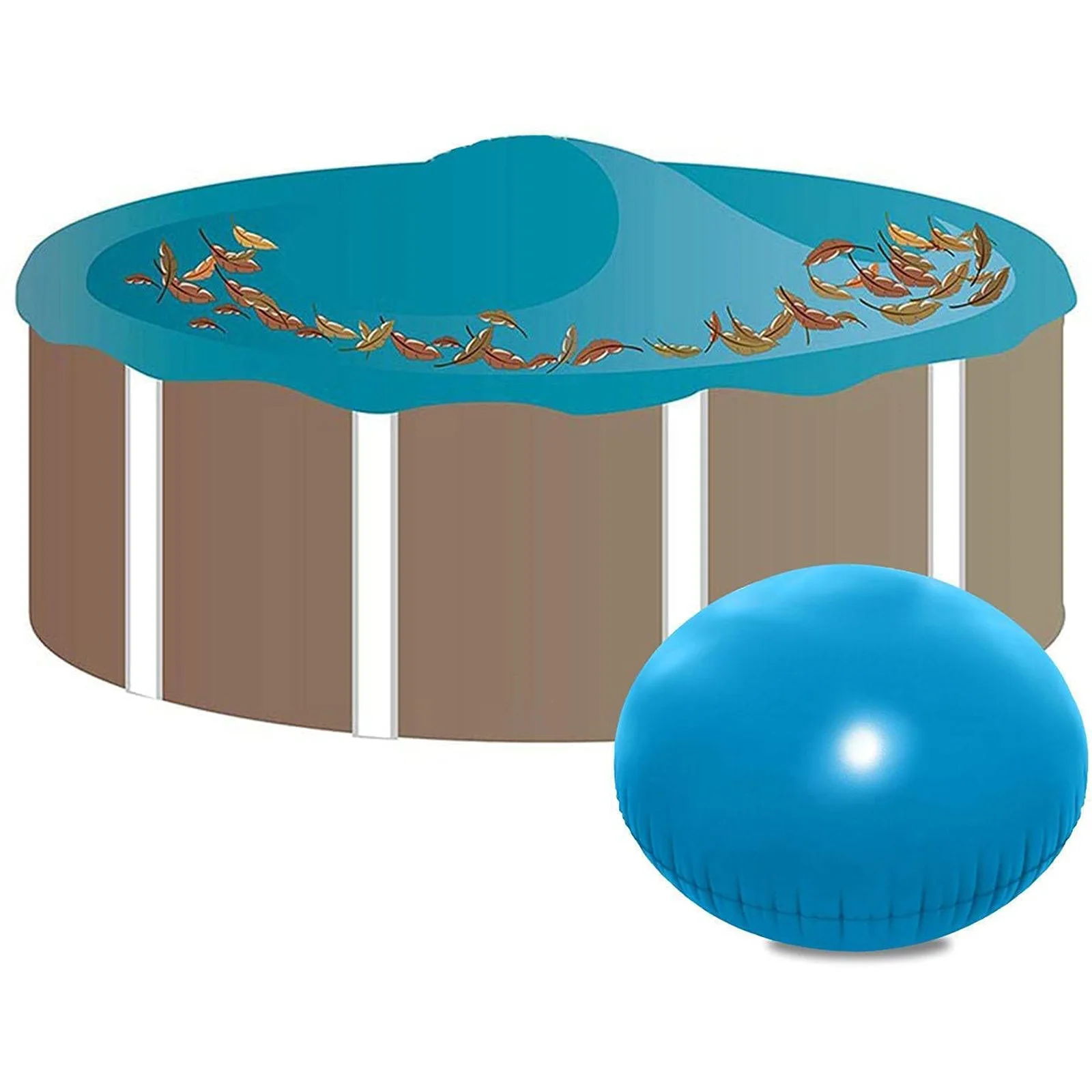 

Air Pool Pillow PVC Pool Cover Air Pillow Winterizing Pool Cover Pillow for Above Ground Swimming Pool Covers