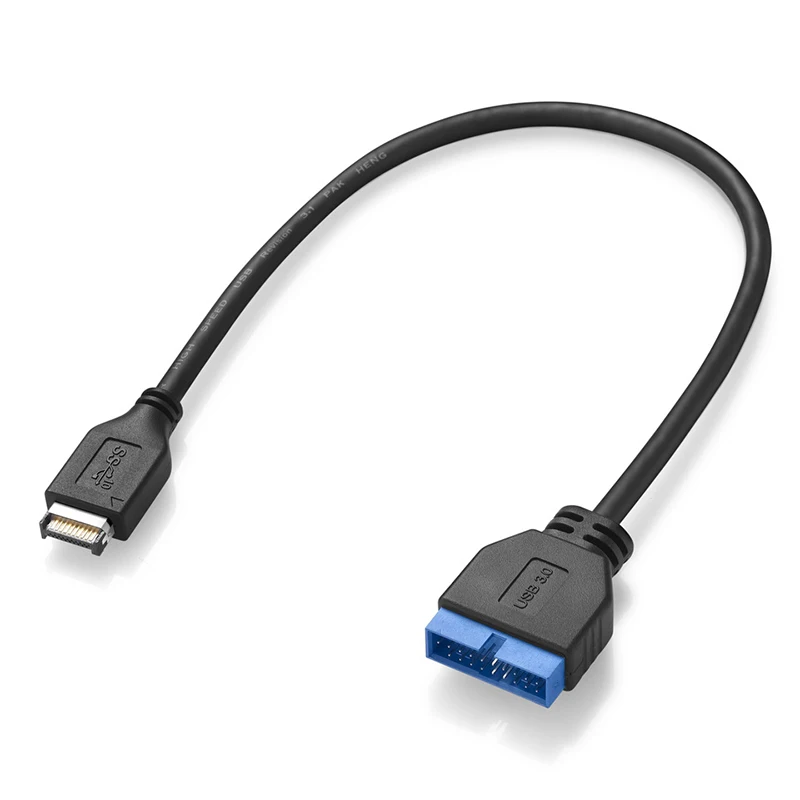 USB 3.0 20-PIN 19-PIN IDC-Buchse auf USB 3.0 Typ E Stecker Konvertierkabel Motherboard-Anschluss Typ C USB C Verlängerungsadapter – Detail 4