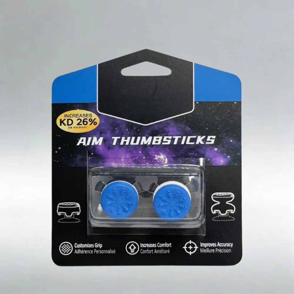 2pcs Silicone Thumb Grip for P5/ ps4， For Ps5 Joystick Booster Caps ，Rocker cap pair Supports P4/P5 Game Controller Accessories，