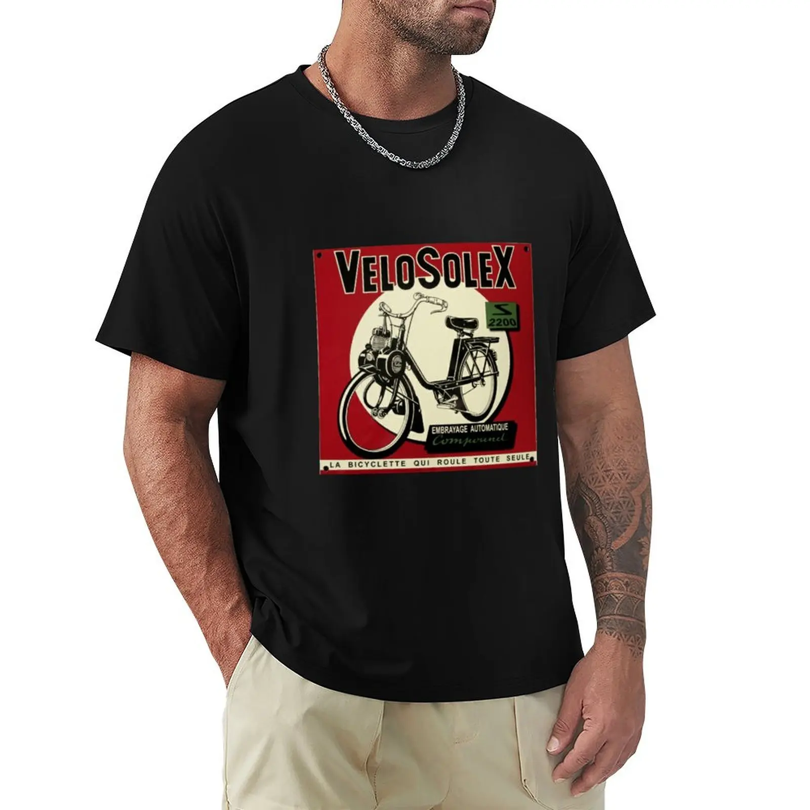 

velosolex T-Shirt Gym Exercise Short Sleeve T-Shirt