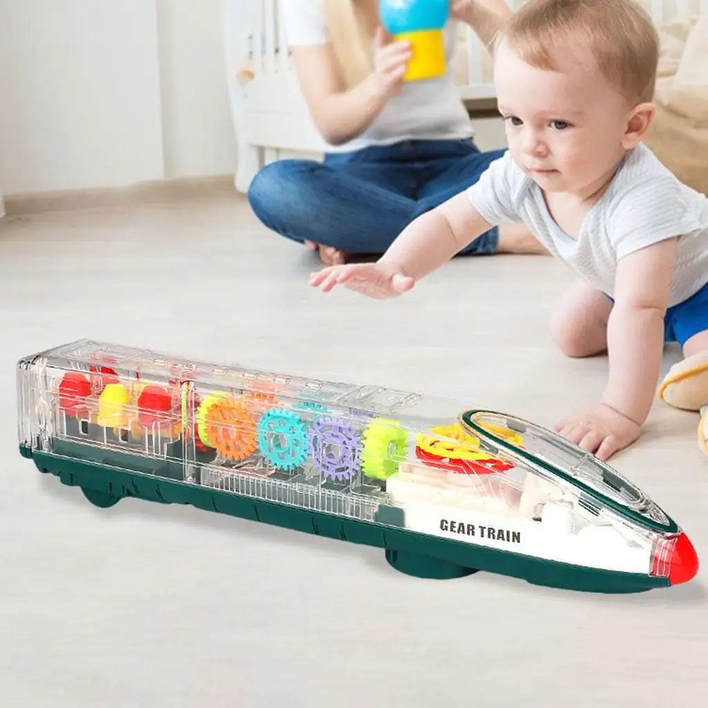 Simulation Electric Train Toy with Sound and Light Vehicle for Children Baby