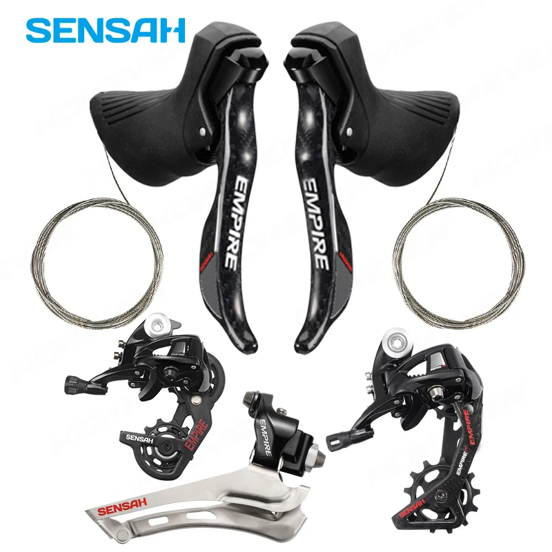 

SENSAH EMPIRE 2X11 Speed Road Groupset 22S Road Bike Shifter/brake+Rear Front Derailleur Bicycle Parts