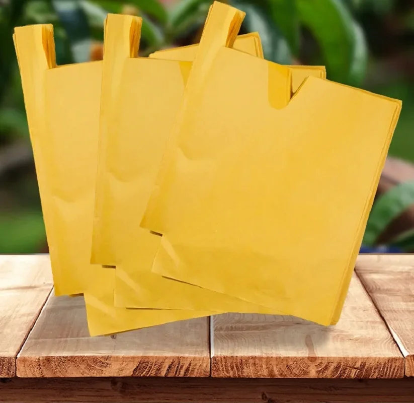 Bolsas de protección de uvas para frutas y verduras, bolsa de papel contra insectos, impermeable, Control de plagas, jardín de pájaros, 100/200 Uds.