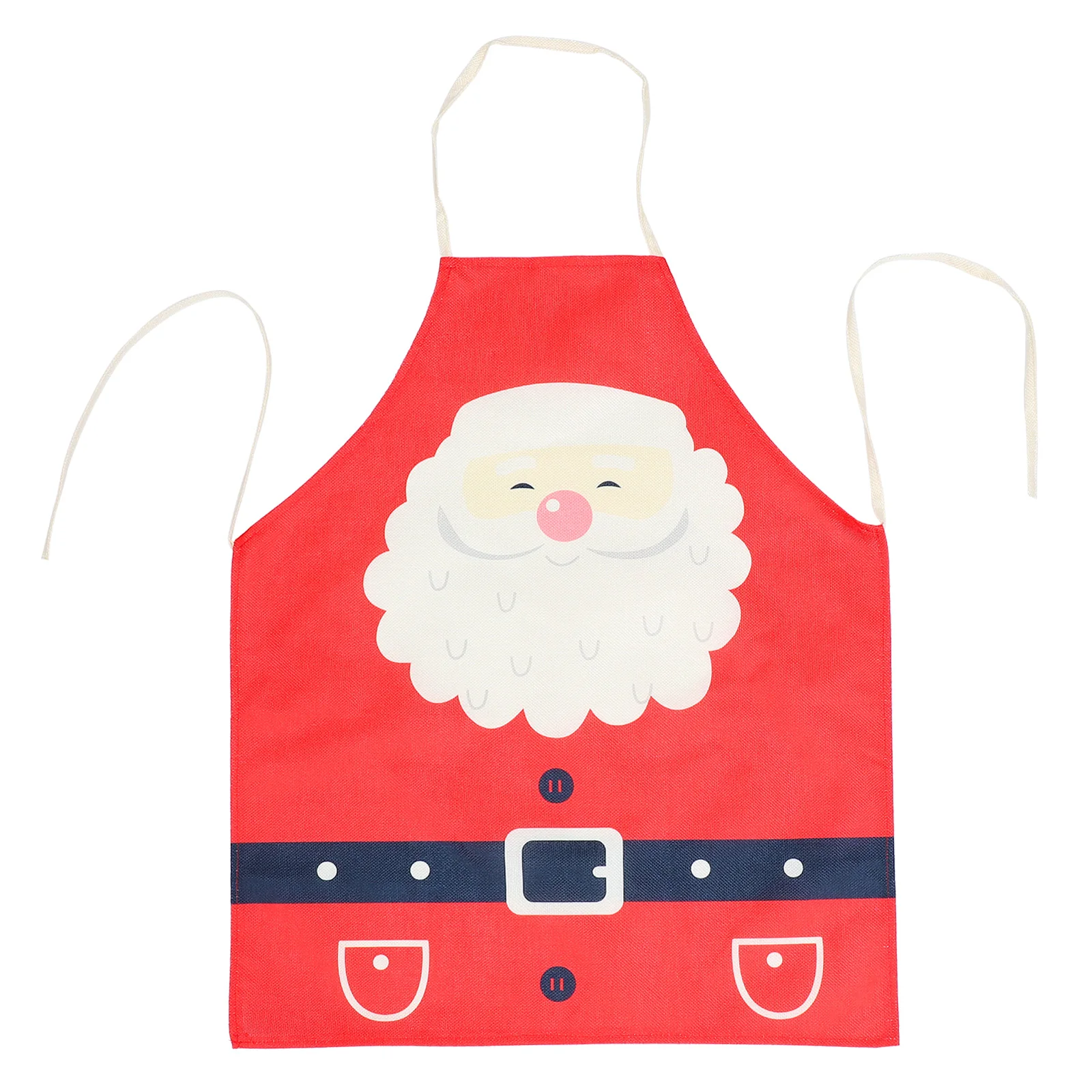 

1Pcs Santa Claus Red Christmas Apron Adjustable Kitchen Apron for Christmas Party Dinner Costume Adjustable Santa Costume