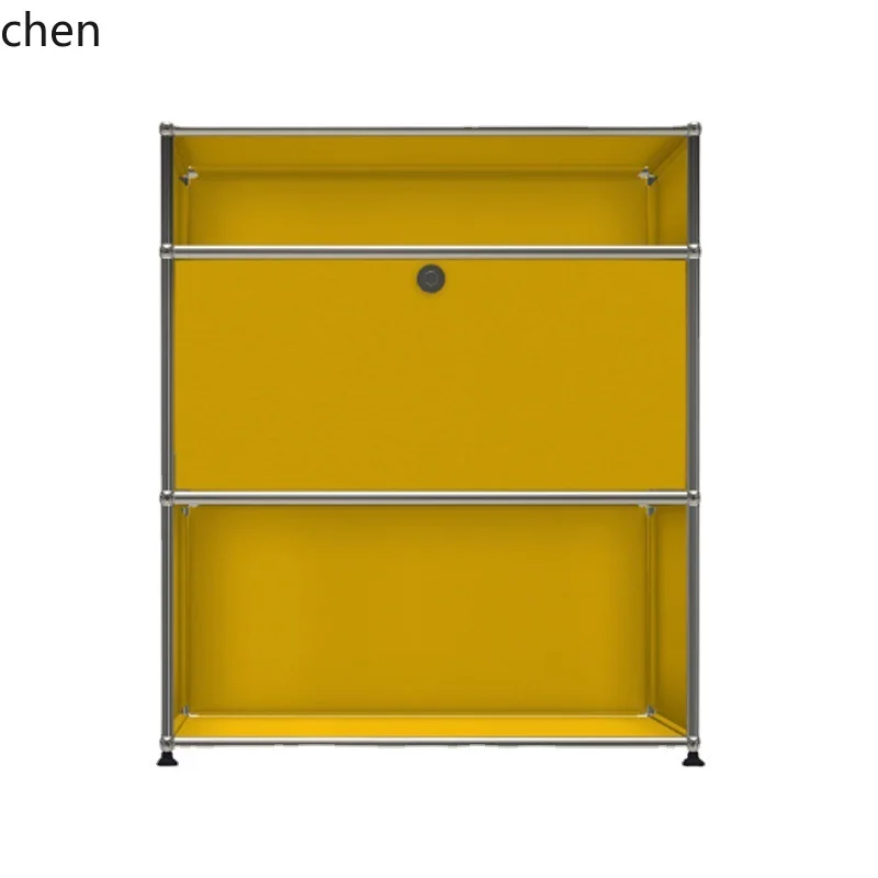 CZ TV Cabinet Set Vintage Side Cabinet Simple Modern Creative Bookshelf Audiovisual