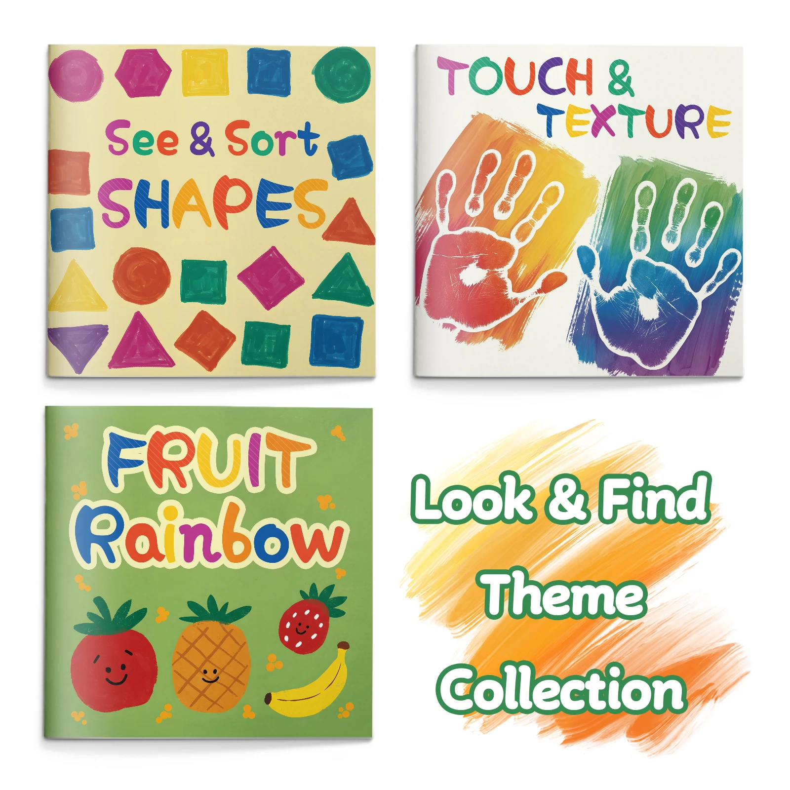 Kids' Sensory Learning Book: Touch and Explore the World with Rainbow Fruits - Fun Early Learning for Toddlers, Preschool Book