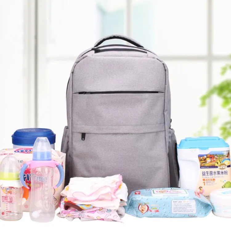 New Waterproof Fashion European and American Style Mommy Bag Diaper Bag Baby Backpack Maternity Bag Large Capacity Mummy Outdoor