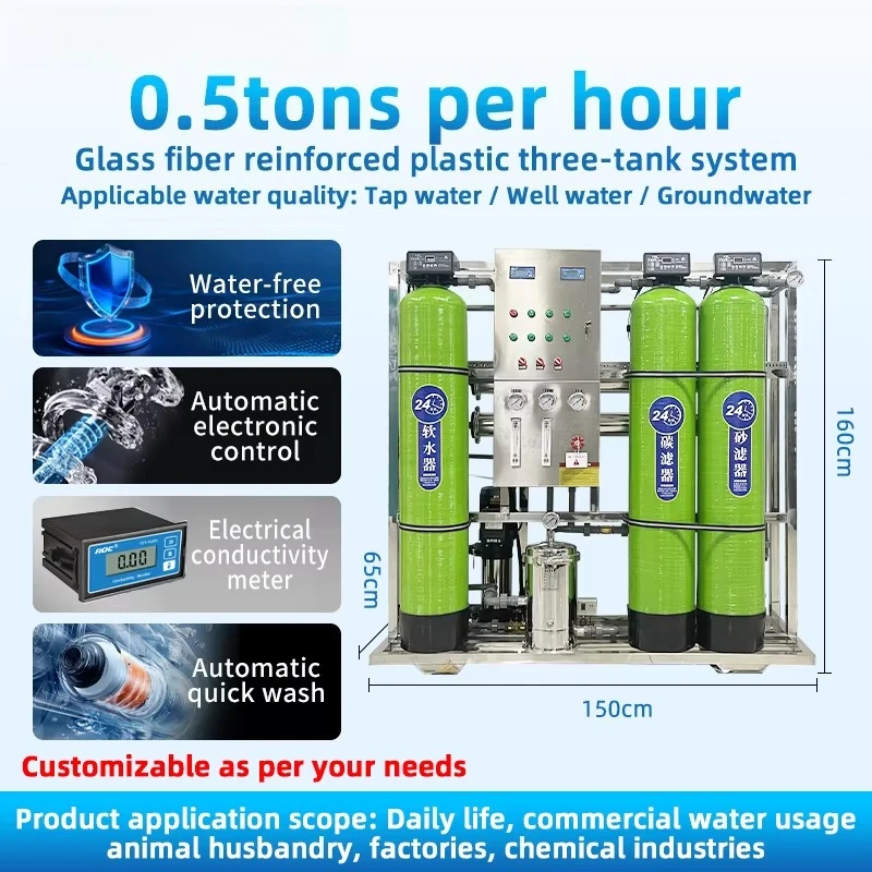 Portable Seawater Desalination Reverse Osmosis Ro Plant Sea Water Desalination Machine Purification System