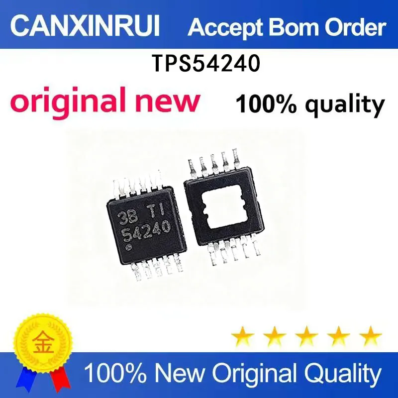 (5-100 Pieces) Brand new original TPS54240DGQR TPS54240 silk screen 54240 MSOP-10 spot chip IC