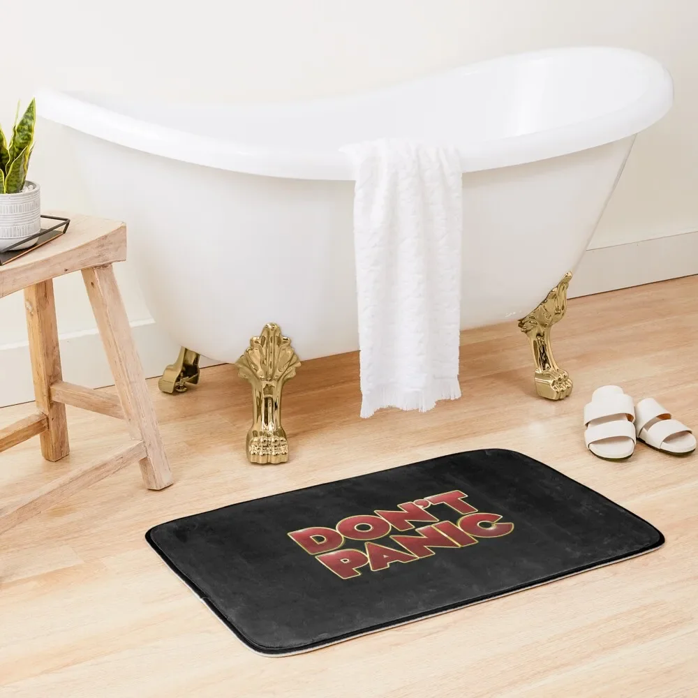 

Don't Panic Bath Mat Rugs Baths Bathroom Rug Set Sets Of Bathroom Accessories Bathroom Use Mat
