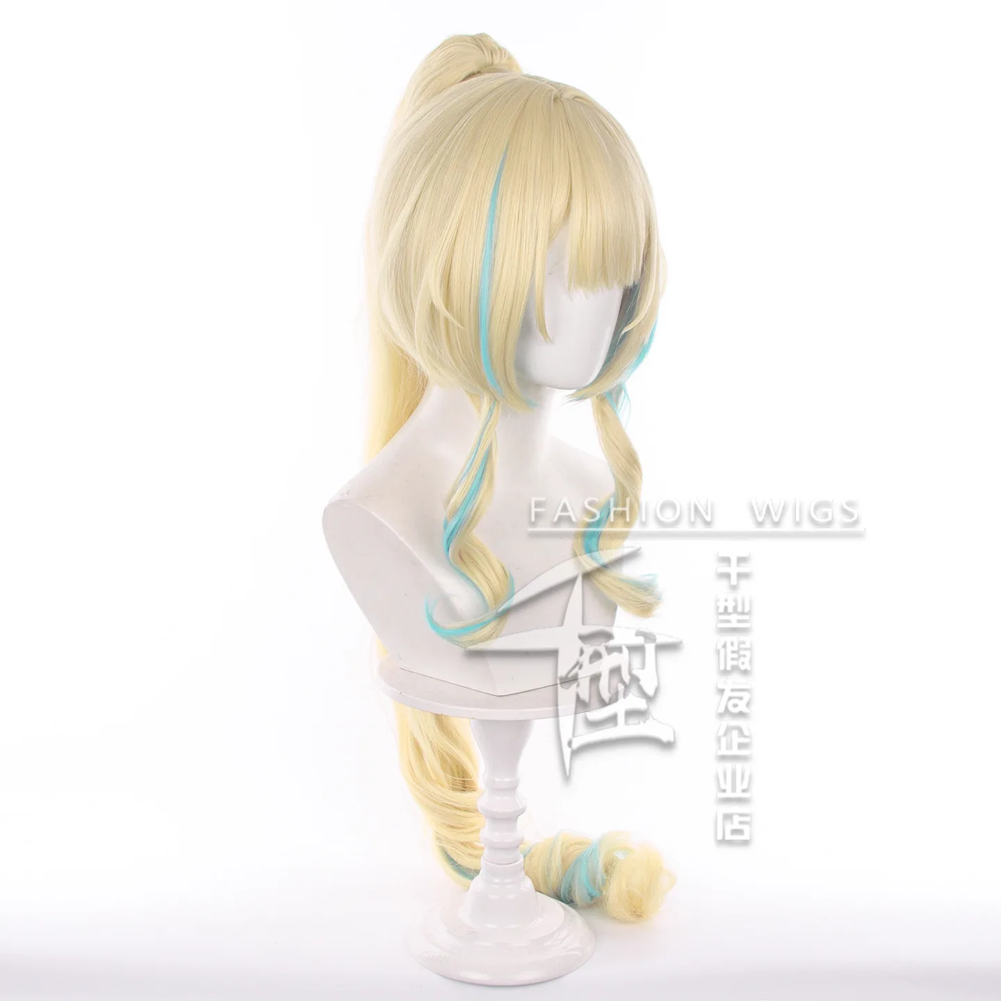 Game Genshin Impact Cosplay Wigs Hair Hairpiece for Comic-con Cosplayer Halloween Costume Party Theme Heat-Resistant
