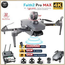 CFLY- Faith 2 Pro Drone Profesjonalne drony z kamerą 4K HD GPS 540 °   Wielokierunkowe unikanie przeszkód Quadcopter Dron 6KM Zabawki