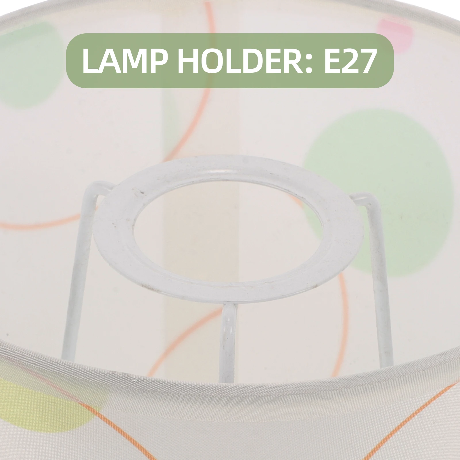 

Fabric Round Cylinder Lamp Shade Durable Replacement for Table Floor Wall Lamps Home Study Hotel Bedroom Decorative