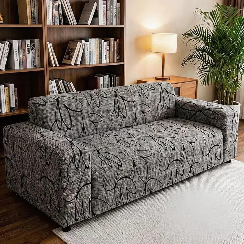 

1pc Elastic Sofa Covers for Living Room funda sofa Couch Cover Sofa cover with matching pillowcase (no filler), Chair Protector 1/2/3/4-seater Geometric Sofa Slipcovers