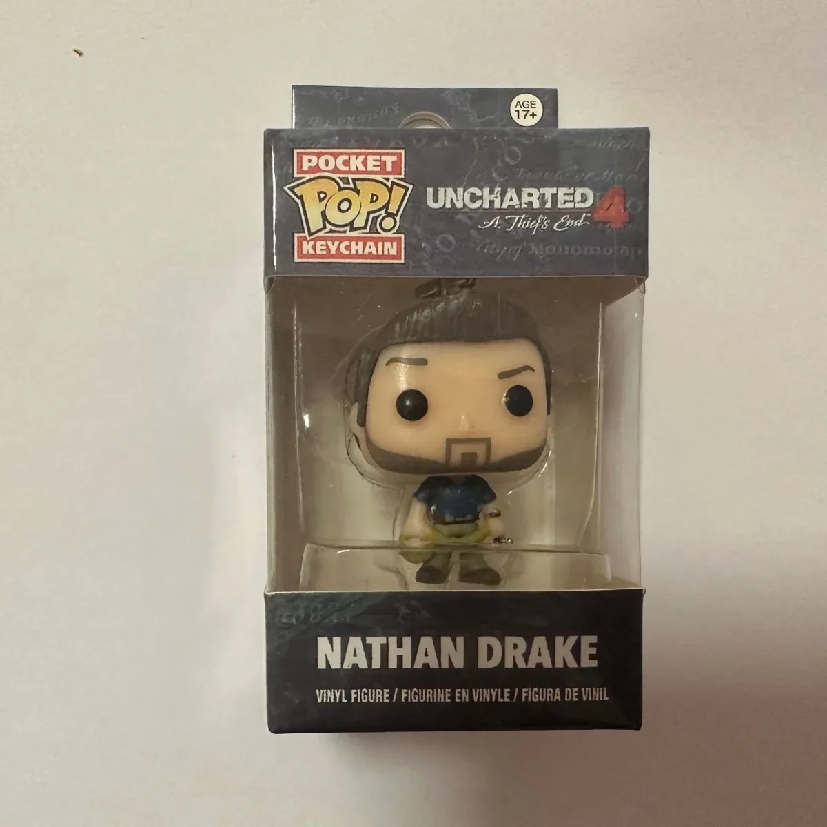 FUNKO Pocket met doos sleutelhanger NATHAN DRAKE actiefiguur speelgoed