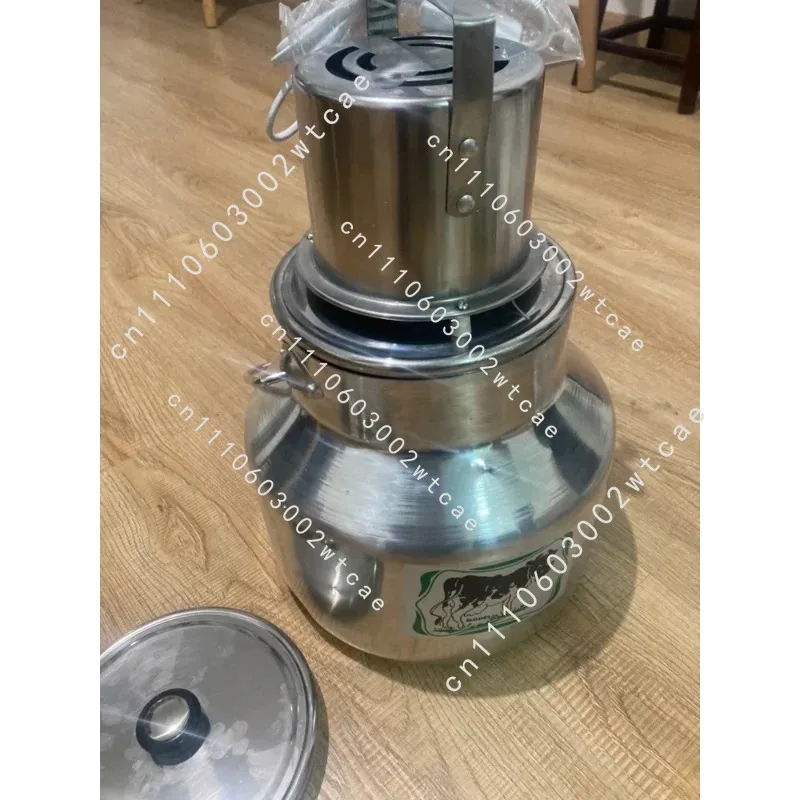 With Stainless Steel Lid Electric Aluminum Butter Churn/Milk Mixer--Only Euro 220v